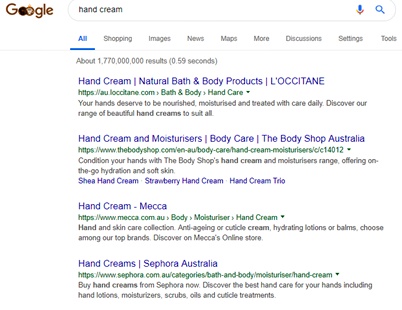 Include well known brand names in SEO titles